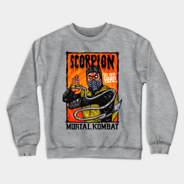 Scorpion Crewneck Sweatshirt by DesecrateART